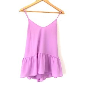 Buddy love lavender cross back tank